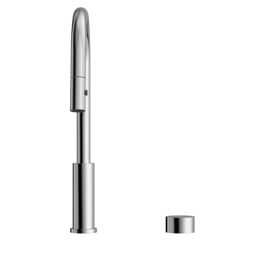 Nero Kara Progressive Pull Out Kitchen Set Chrome Tapware Nero
