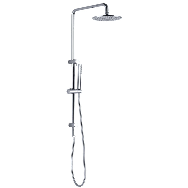 Nero Dolce Round Shower Set Chrome Shower Nero