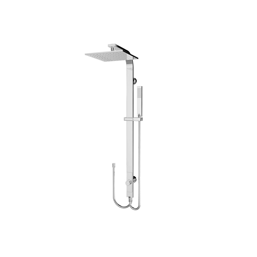 Nero Rain Square Shower Set Chrome NR281305dCH Shower Nero