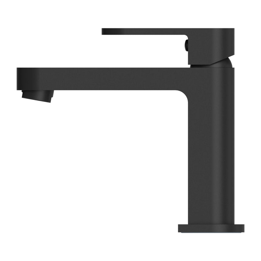 Nero Ecco Basin Mixer Matte Black Tapware Nero