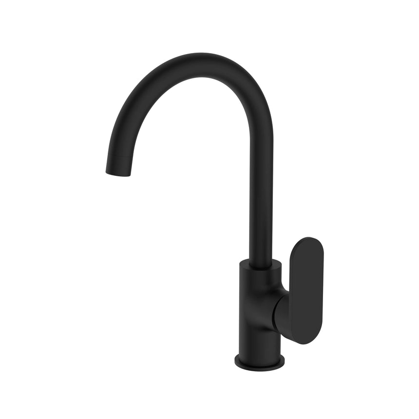 Nero Ecco Kitchen Mixer Matte Black Tapware Nero