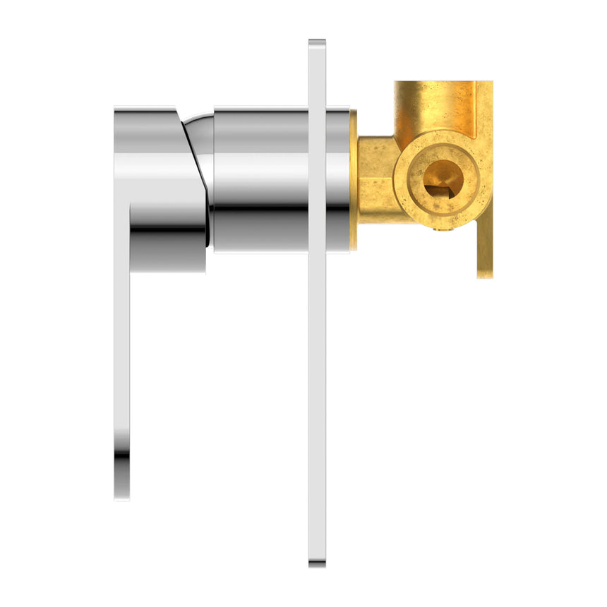 Nero Ecco Shower Mixer Chrome Shower Nero