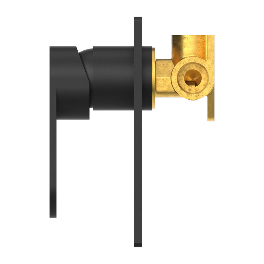 Nero Ecco Shower Mixer Matte Black Shower Nero