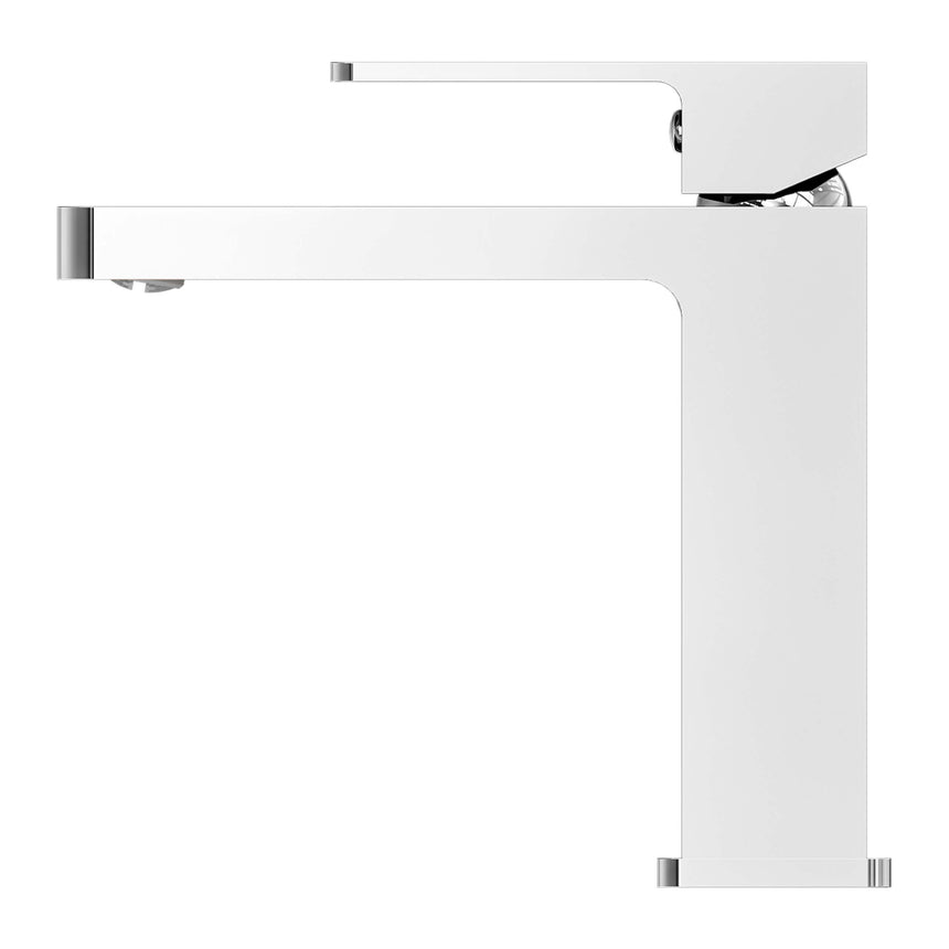 Nero Celia Straight Basin Mixer Chrome Tapware Nero