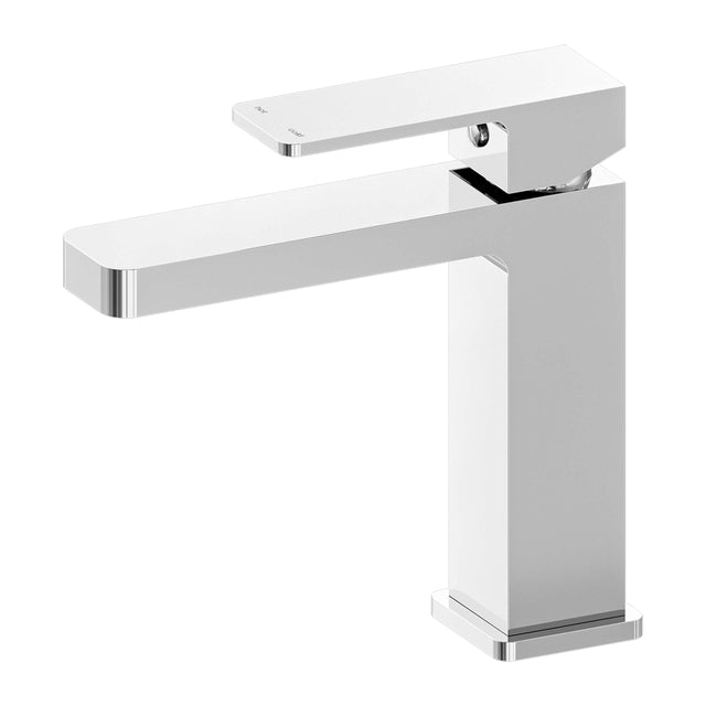 Nero Celia Straight Basin Mixer Chrome Tapware Nero