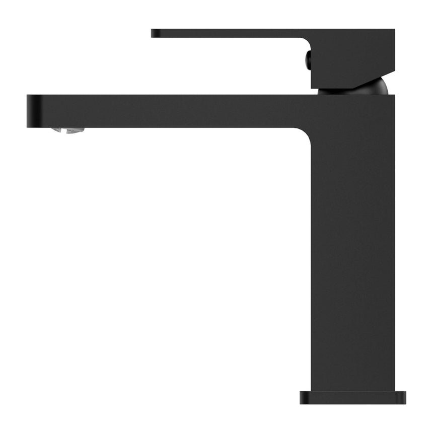 Nero Celia Straight Basin Mixer Matte Black Tapware Nero