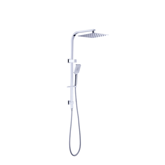 Nero Celia Shower Set Square Head Chrome Shower Nero