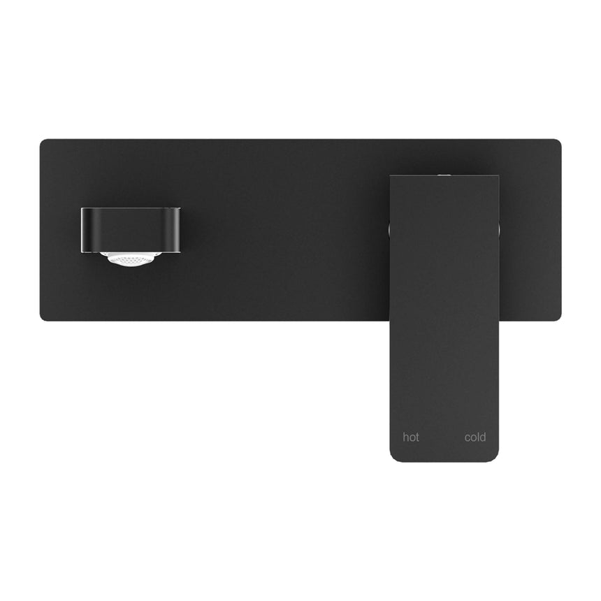 Nero Celia Wall Basin Mixer Matte Black Tapware Nero
