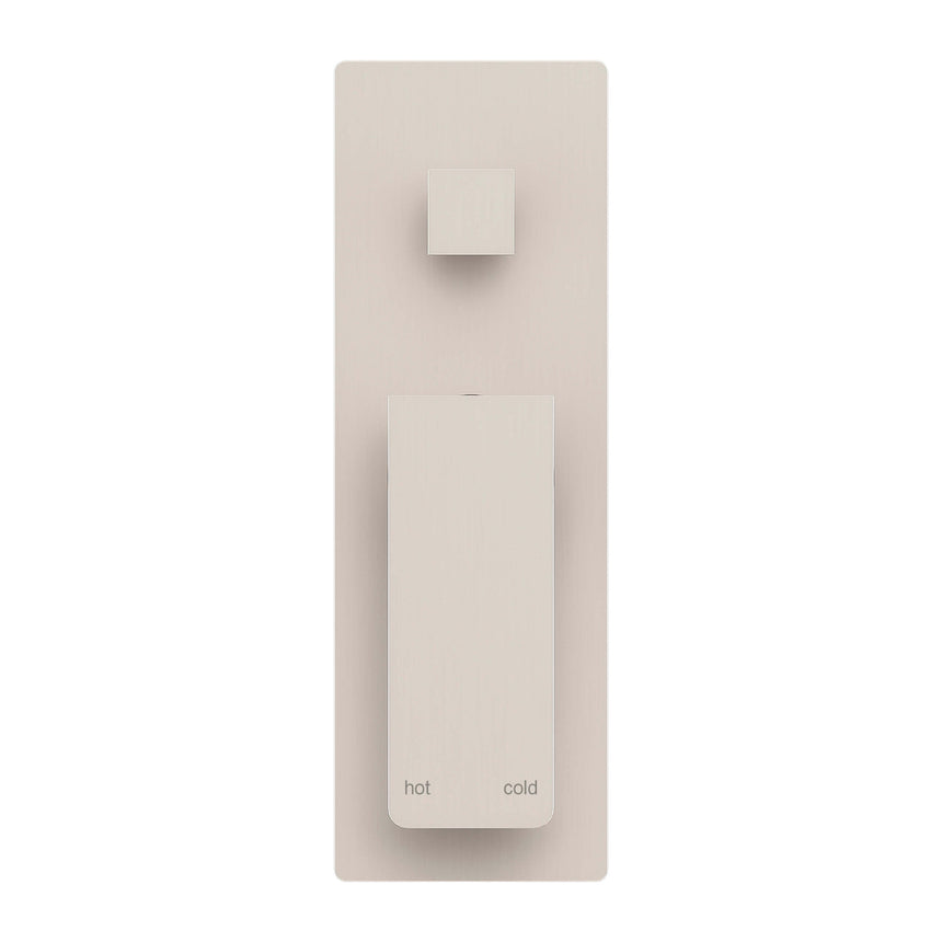 Nero Celia Shower Mixer With Divertor Brushed Nickel Shower Nero