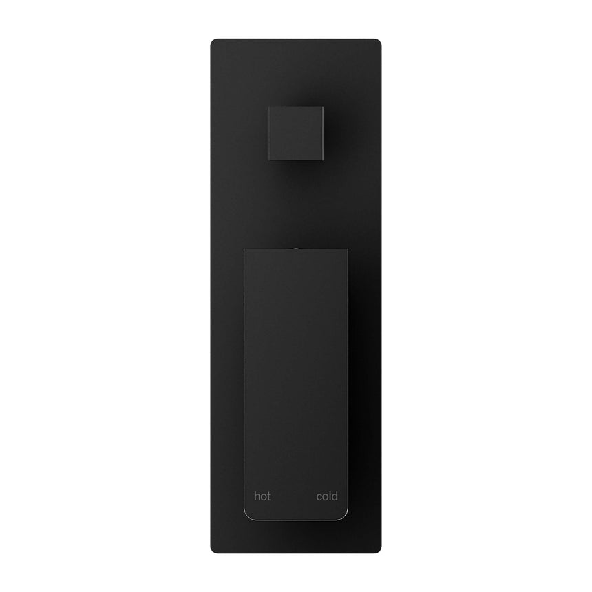 Nero Celia Shower Mixer With Divertor Matte Black Shower Nero