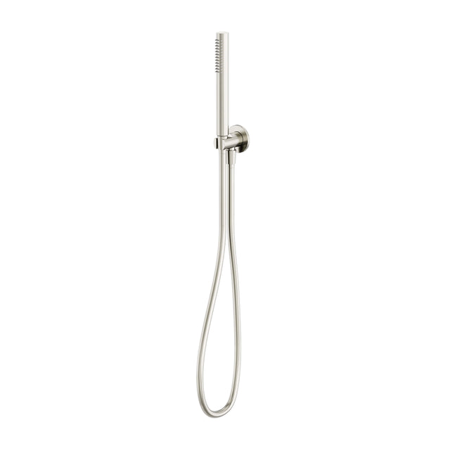 Nero Round Shower Bracket Brushed Nickel Shower Nero
