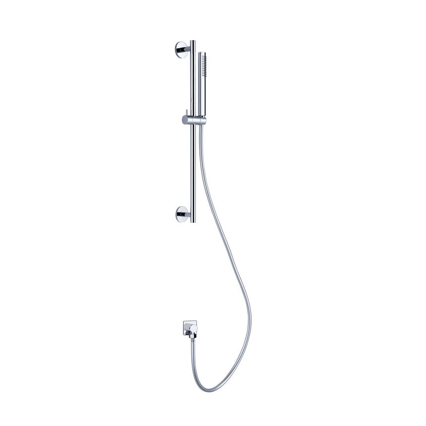 Nero Dolce Shower Rail With Slim Hand Shower Chrome Shower Nero