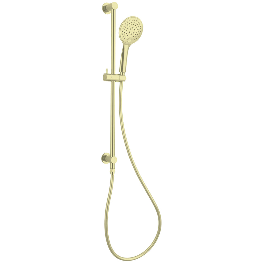 Nero Dolce 3 Function Rail Shower Brushed Yellow Gold Shower Nero