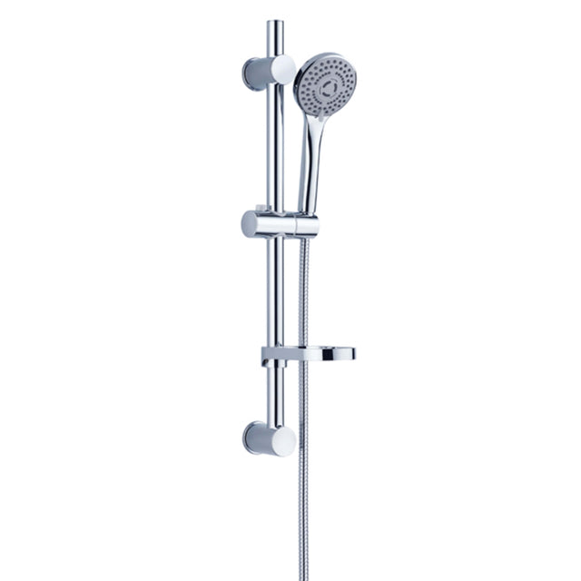 Nero Budget Rail Shower Chrome Shower Nero
