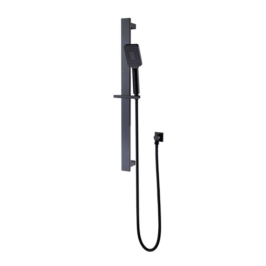 Nero Bianca/Celia Shower Rail Matte Black Shower Nero