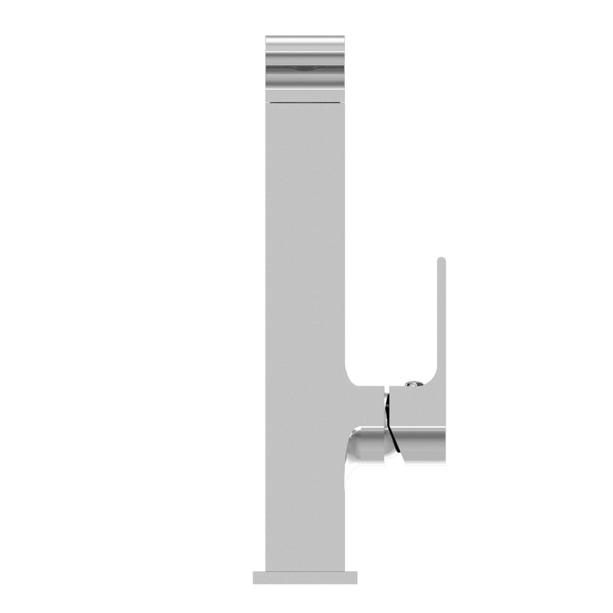 Nero Bianca Kitchen Mixer Straight Chrome Tapware Nero