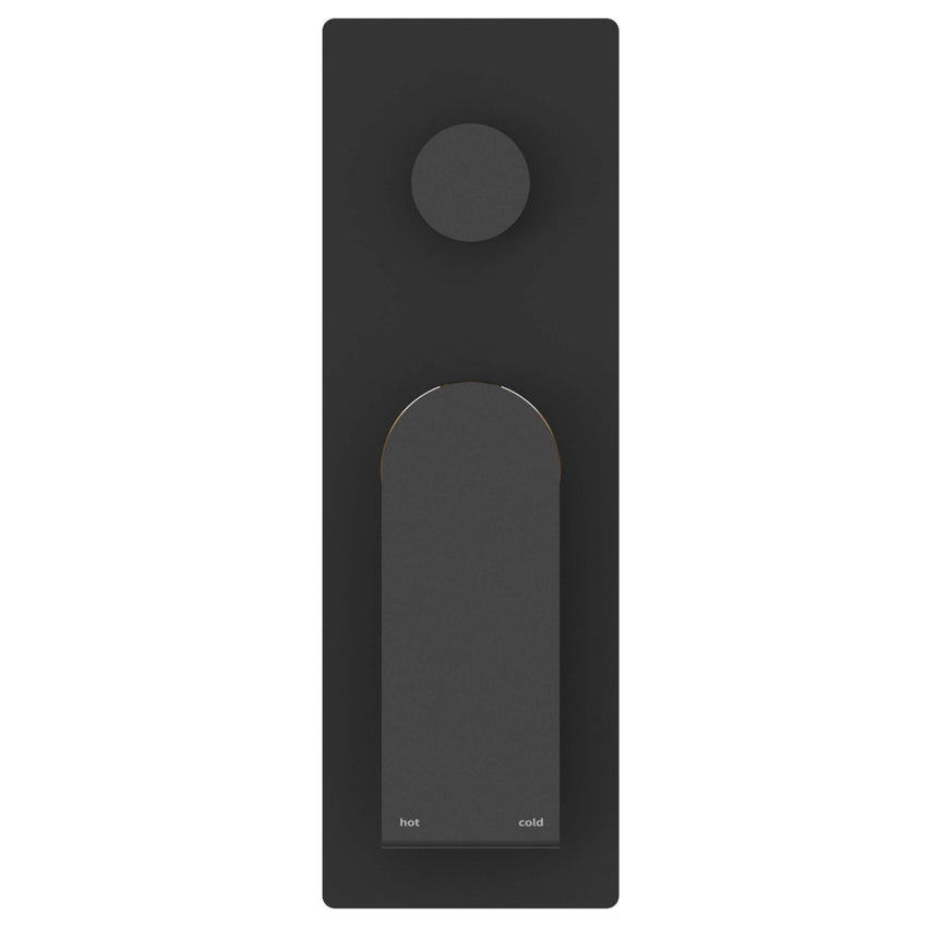 Nero Bianca Shower Mixer With Divertor Matte Black Shower Nero