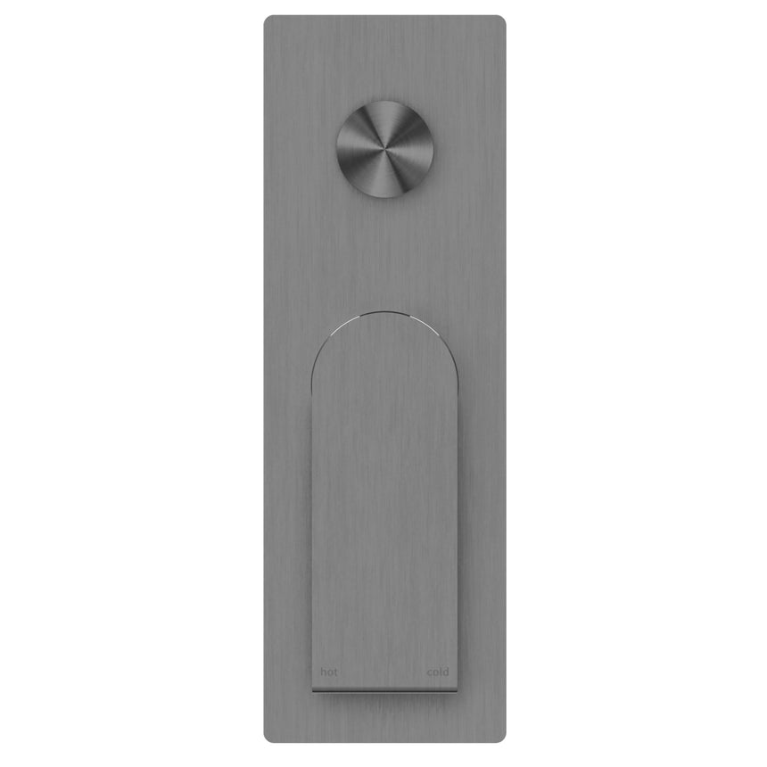 Nero Bianca Shower Mixer With Divertor Gun Metal Shower Nero