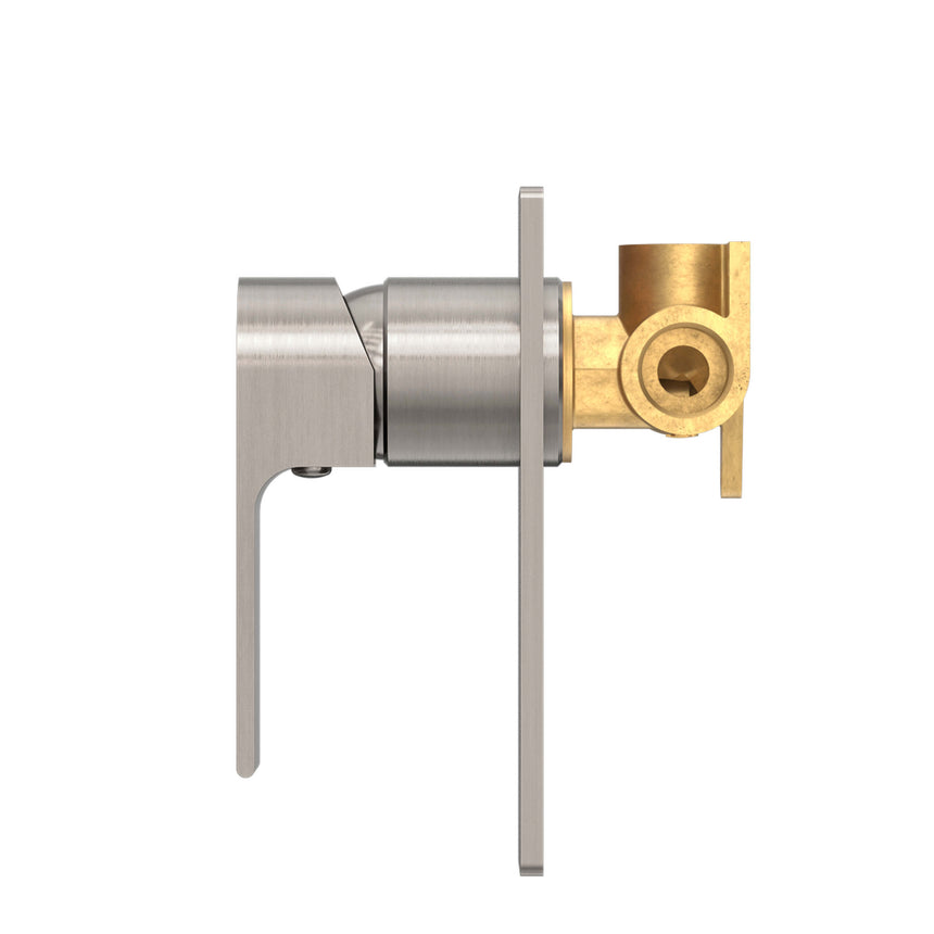 Nero Bianca Shower Mixer Brushed Nickel Shower Nero