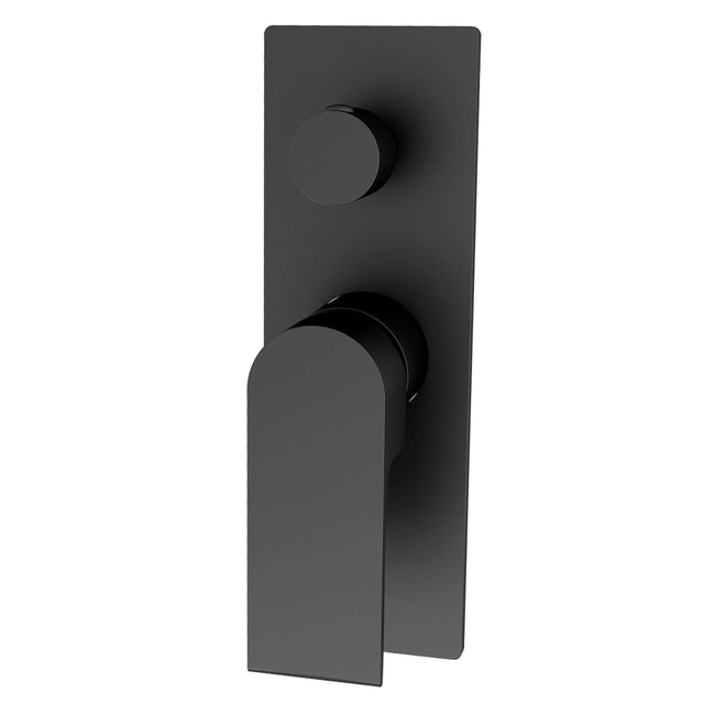 Nero Bianca Shower Mixer With Divertor Matte Black Shower Nero