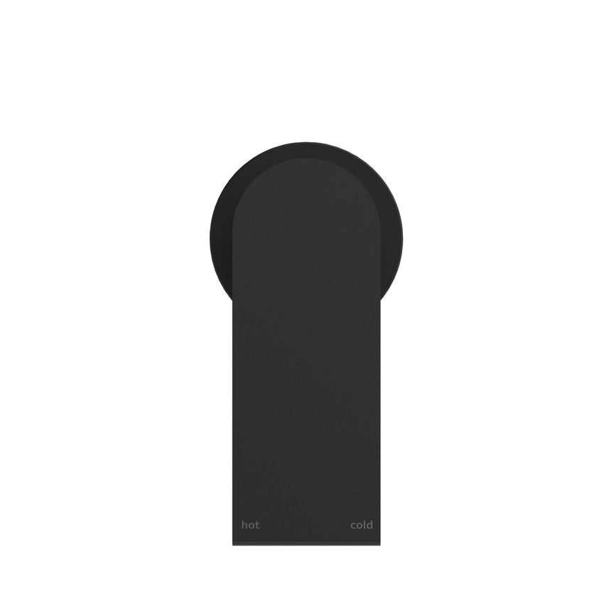 Nero Bianca Shower Mixer With 60mm Plate Matte Black Shower Nero
