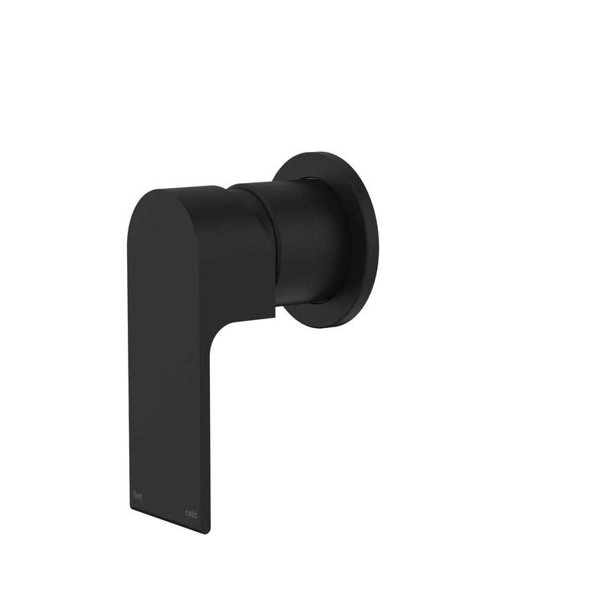 Nero Bianca Shower Mixer With 60mm Plate Matte Black Shower Nero
