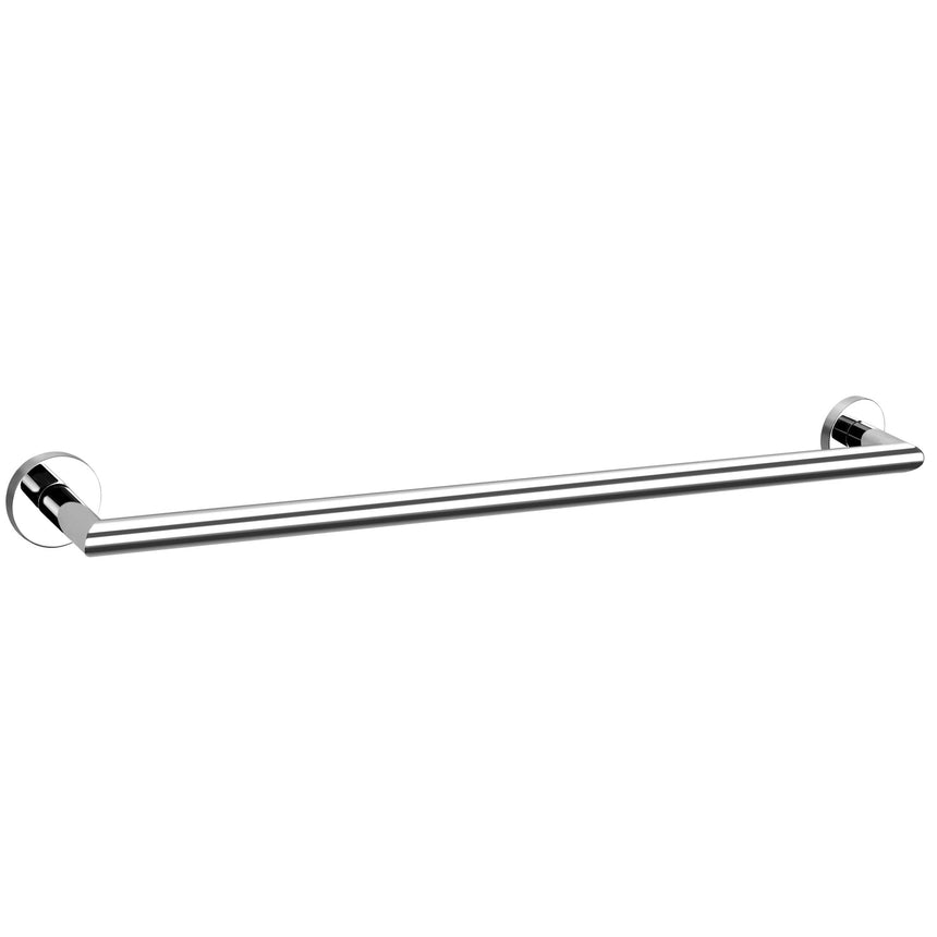 Nero Dolce Single Towel Rail 900mm Chrome Bathroom Accessories Nero
