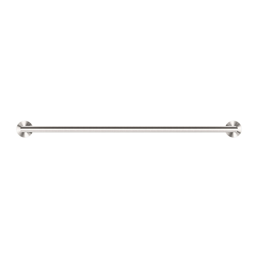 Nero Dolce Double Towel Rail 700mm Brushed Nickel Bathroom Accessories Nero