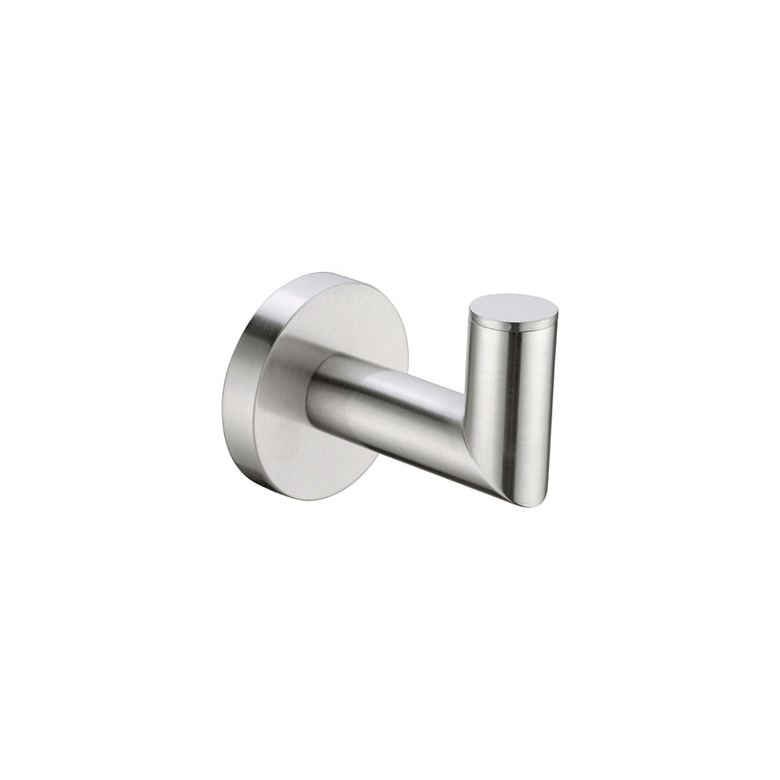 Nero Dolce Robe Hook Brushed Nickel NR3682BN Bathroom Accessories Nero