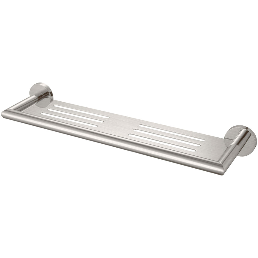 Nero Dolce Metal Shelf Brushed Nickel Bathroom Accessories Nero