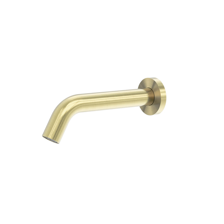 Nero Mecca Wallmount Sensor Tap Brushed Yellow Gold Tapware Nero
