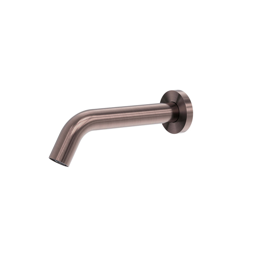 Nero Mecca Wallmount Sensor Tap Brushed Bronze Tapware Nero