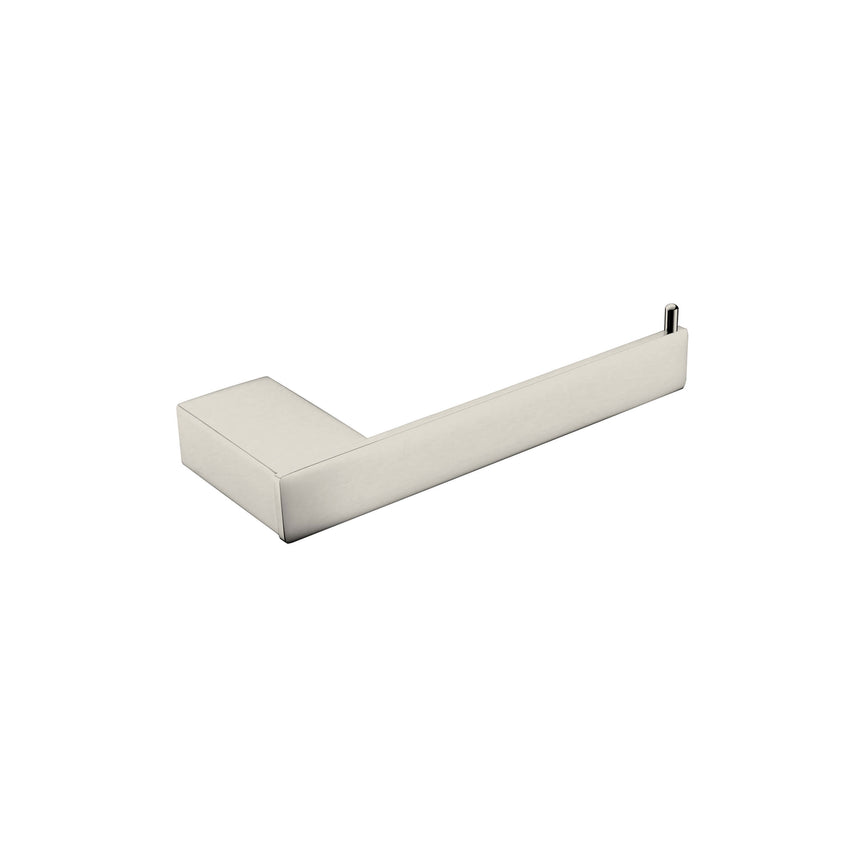 Nero Celia Toilet Roll Holder Brushed Nickel Bathroom Accessories Nero