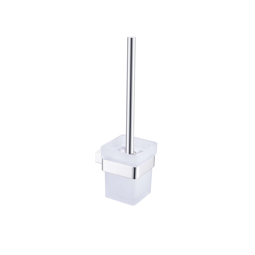Nero Celia Toilet Brush Holder Chrome Bathroom Accessories Nero
