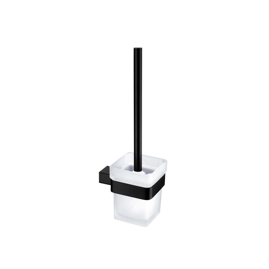 Nero Celia Toilet Brush Holder Matte Black Bathroom Accessories Nero
