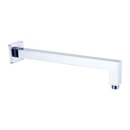 Nero Square Shower Arm Chrome