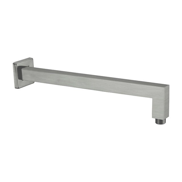 Nero Square Shower Arm Gun Metal Shower Nero