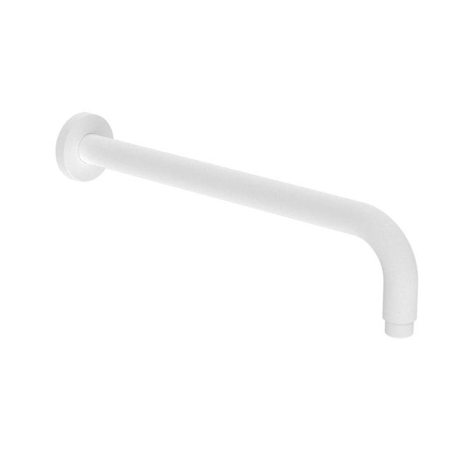 Nero Round Shower Arm Matte White Shower Nero