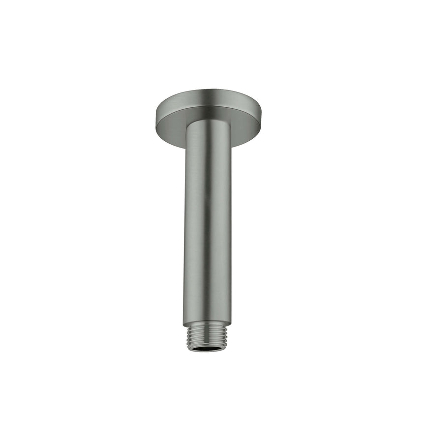 Nero Round Ceiling Arm 100mm Gun Metal Shower Nero