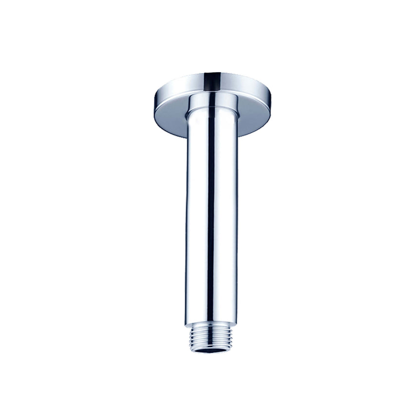Nero Round Ceiling Arm 150mm Chrome Shower Nero