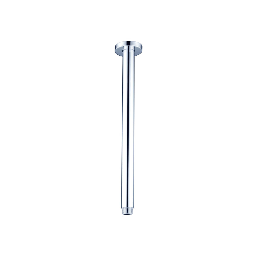 Nero Round Ceiling Arm 300mm Chrome Shower Nero