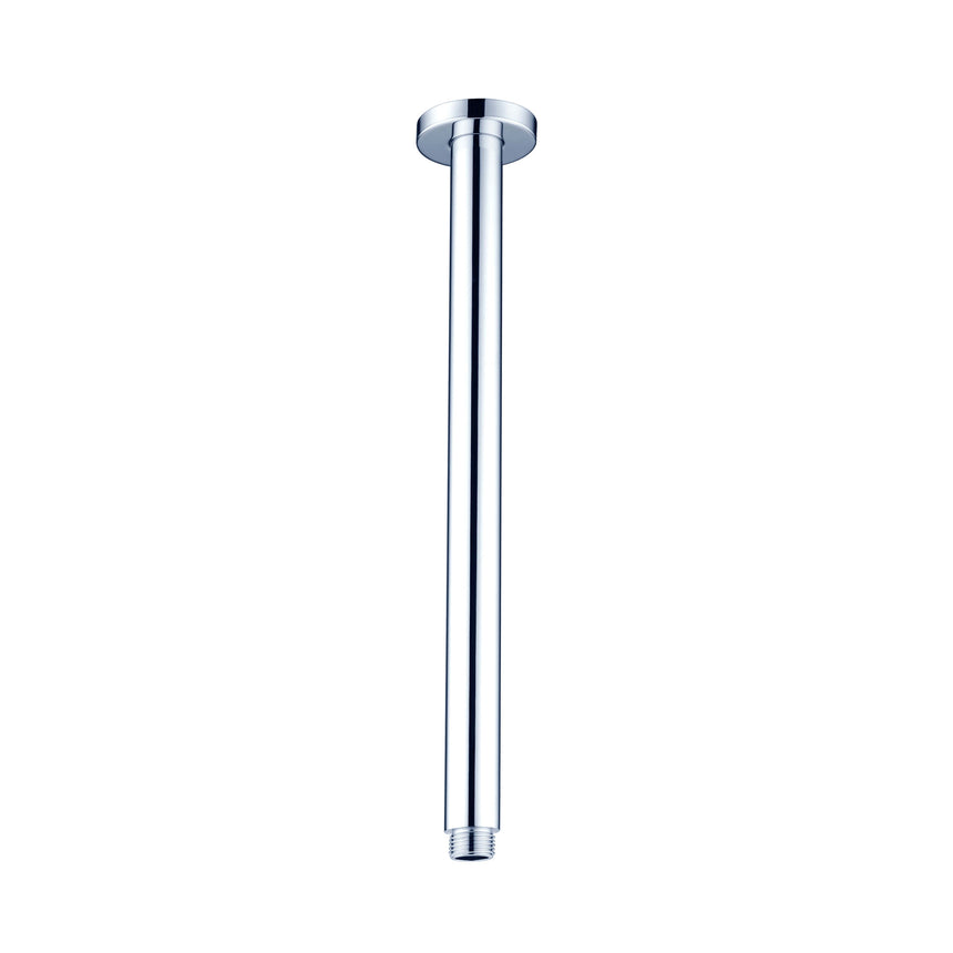 Nero Round Ceiling Arm 450mm Chrome Shower Nero