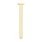 Nero Square Ceiling Arm 300mm Brushed Yellow Gold