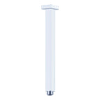 Nero Square Ceiling Arm 600mm Chrome