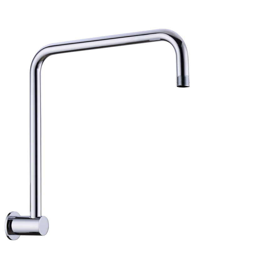 Nero Round Swivel Shower Arm Chrome Shower Nero