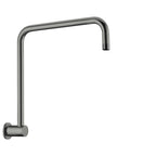 Nero Round Swivel Shower Arm Gun Metal