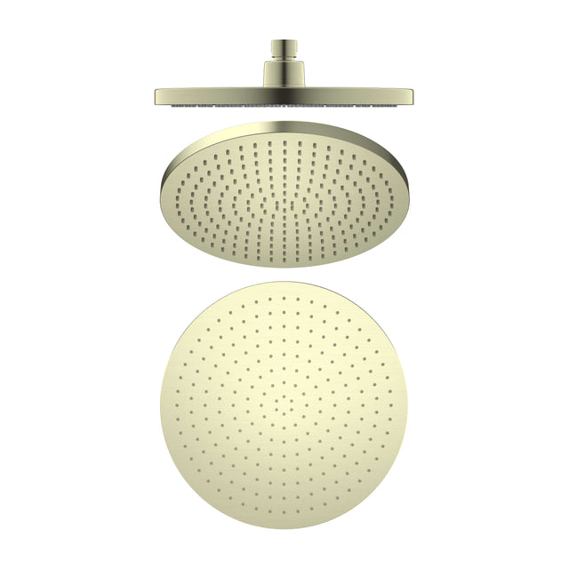 Nero Opal Air Shower Head Brushed Yellow Gold Shower Nero