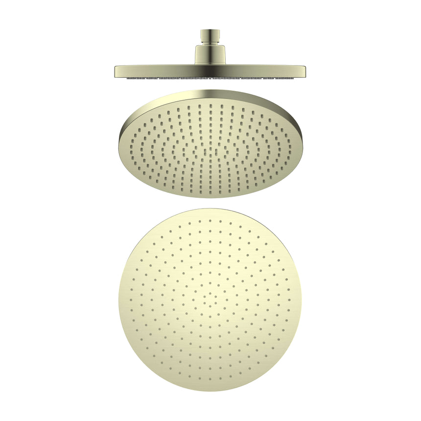 Nero Opal Air Shower Head Brushed Yellow Gold Shower Nero