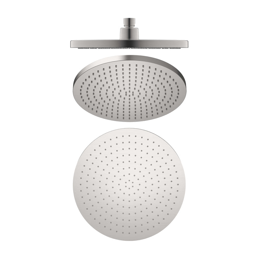Nero Opal Air Shower Head Brushed Nickel Shower Nero