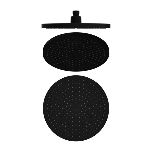 Nero Opal Air Shower Head Matte Black Shower Nero